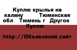 Куплю крылья на калину 1119 - Тюменская обл., Тюмень г. Другое » Куплю   